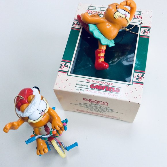 VTG Enesco Garfield collectable ornaments - Picture 1 of 8